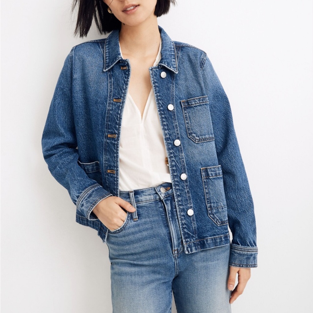 Madwell Denim Ashwood Chore Coat in Freemont Wash
